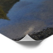 Reflectie bij Jenny Lake II Poster (Hoek)