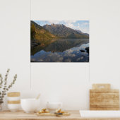Reflectie bij Jenny Lake II Poster (Keuken)