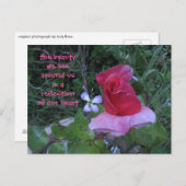 reflectie-briefkaart briefkaart (Voorkant / Achterkant)