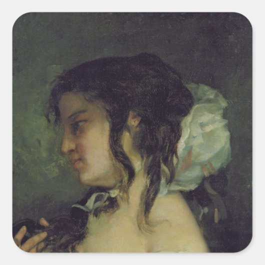 Reflectie, c.1864-66 vierkante sticker (Voorkant)