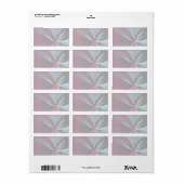 Reflectie in aluminium folie etiket (Full Sheet)