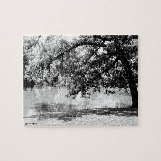 Reflectie in de Puzzle Water Fine Art Legpuzzel (Horizontaal)