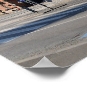 Reflectie in het stadhuis Kopenhagen Poster (Hoek)