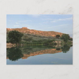 REFLECTIE in Lake Scott State Park Kansas Briefkaart