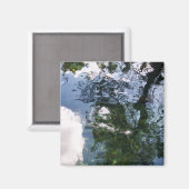 Reflectie in Sturgeon Pond Magnet Magneet (Voorkant / Achterkant)