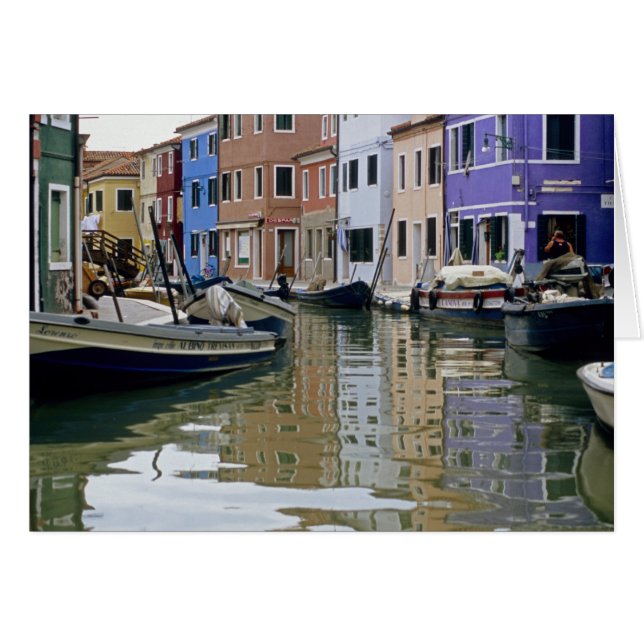 Reflectie Italië-Burano (Voorkant Horizontaal)