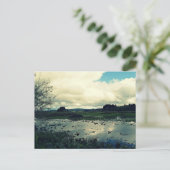 Reflectie Killin Wetlands Briefkaart (Staand voorkant)