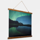 reflectie noordelijk licht hangend wandkleed (Gebogen)