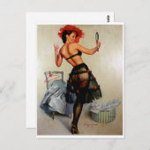 Reflectie omhoog briefkaart (Voorkant / Achterkant)