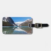 Reflectie op het Louismeer - Banff NP - QR-code Bagagelabel (Voorkant horizontaal)