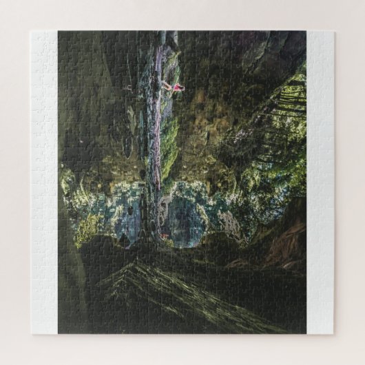 Reflectie op het staatspark Turkije Legpuzzel (Verticaal)