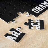 reflectie over Barack Obama Mirror Legpuzzel (Zijkant)