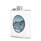 Reflectie over het Chautauqua Lake New York Heupfles (Links)