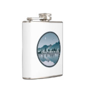 Reflectie over het Chautauqua Lake New York Heupfles (Rechts)