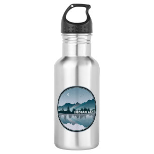 Reflectie over het Indimeer van New York Waterfles