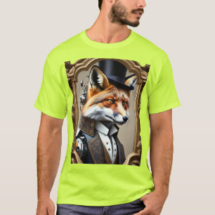 🦊 Reflectie van de tijd   Fox Royalty ontmoet Fut T-shirt