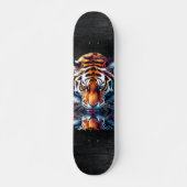 Reflectie van Tiger Drink Water Skateboard (Voorkant)