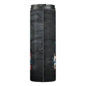 Reflectie van Tiger Drink Water Thermosbeker (Achterkant)