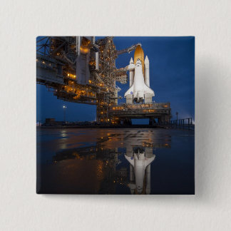 reflectie vierkante button 5,1 cm