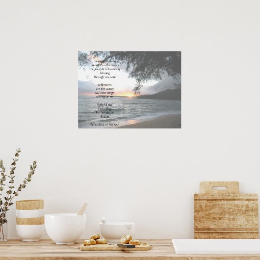 Reflectiegeem Poster (Keuken)