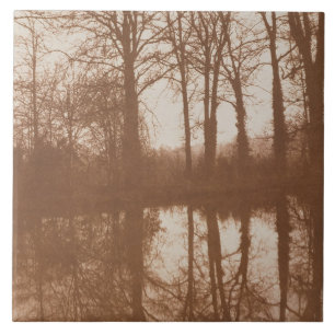 Reflecties, 1843 (foto sepia) tegeltje