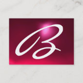 REFLECTIES 2 RUBY monogram wit blauw rood roze Visitekaartje (Achterkant)