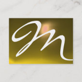 REFLECTIES 2 TOPAZ monogram wit bruin geel Visitekaartje (Achterkant)