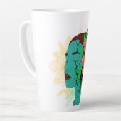 Reflecties binnen het kunstwerk latte mok (Linkerhoek)