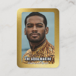 Reflecties Gouden Cosplay Coscard Visitekaartje