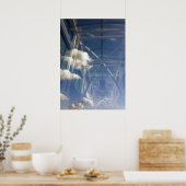 reflecties in venster poster (Keuken)