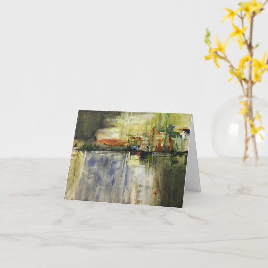 Reflecties Kaart (Gele Bloem)