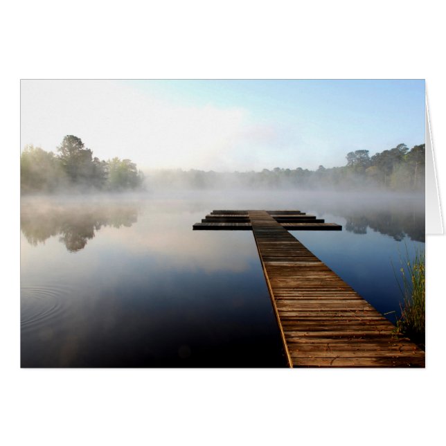 Reflecties op een bootdok (Voorkant Horizontaal)