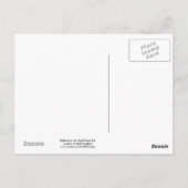 Reflecties op een Briefkaart Rode telefoondoos (Achterkant)