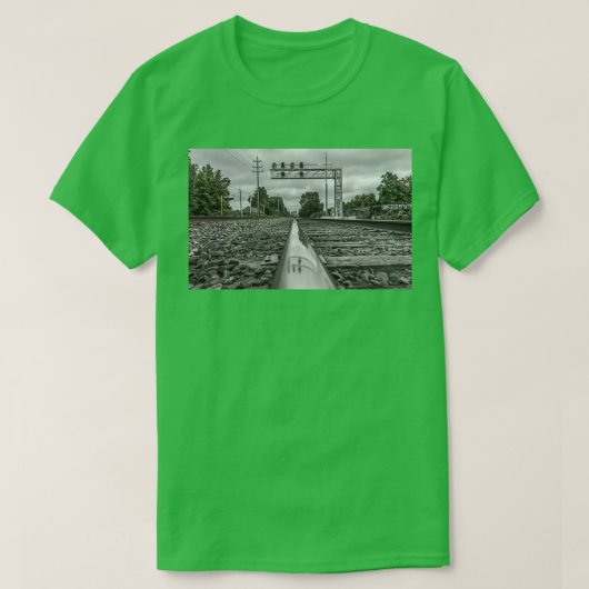 Reflecties op een spoor 1 t-shirt (Design voorkant)