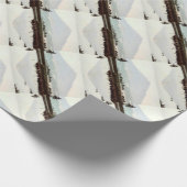 Reflecties over de berg Fuji in het meer van het Cadeaupapier (Hoek)