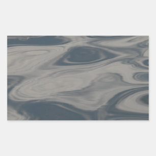 Reflecties over water rechthoekige sticker