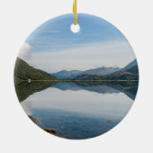 Reflecties van bergen in Loch Creran - Schotland Keramisch Ornament (Achterkant)