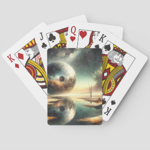 Reflecties van chaos pokerkaarten