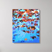 REFLECTIES VAN DE BEHANDELING VAN HET RIVIERWATER CANVAS AFDRUK (Voorkant)