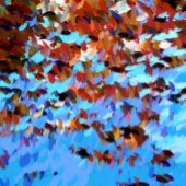 REFLECTIES VAN DE BEHANDELING VAN HET RIVIERWATER CANVAS AFDRUK