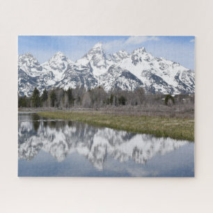 Reflecties van de Grand Tetons - 16x20 - 520 pcs Legpuzzel
