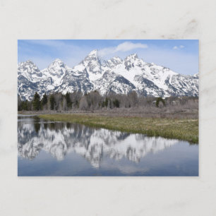 Reflecties van de Grote Tetons Briefkaart