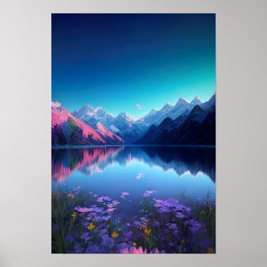 Reflecties van een Pristine-wereld Poster (Voorkant)