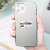 Reflecties van Fuji Sticker (Telefoon)