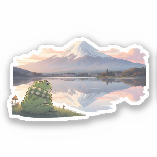 Reflecties van Fuji Sticker (Voorkant)