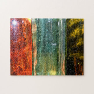 Reflecties van glas legpuzzel