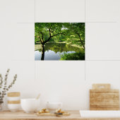 Reflecties van Kyoto Japan Poster (Keuken)