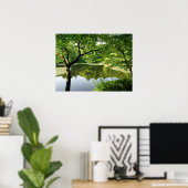 Reflecties van Kyoto Japan Poster (Thuiskantoor)