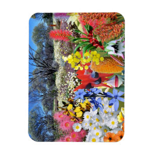 REFLECTIES VAN OZ Australische wilde bloemen Magneet