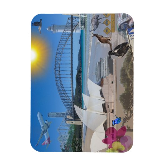 REFLECTIES VAN OZ Brisbane Meets Sydney Magneet (Verticaal)